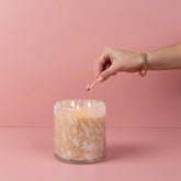 Sweet Grace Iridescent Tortoise Glass Candle